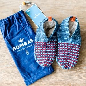 NWT: BOMBAS Kids Gripper Slipper (Youth Size 1-5)